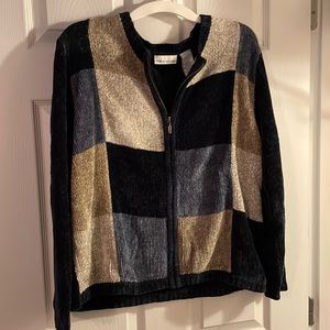 Patchwork zip up